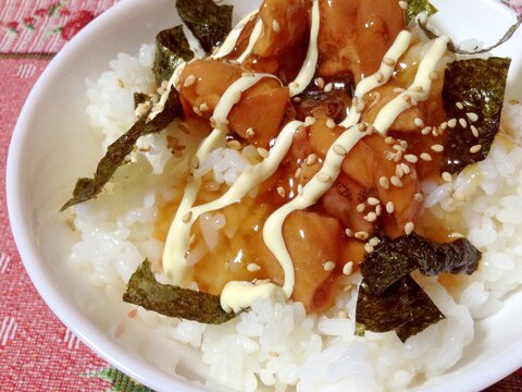 ご飯もりもり♪焼き鳥どんぶり